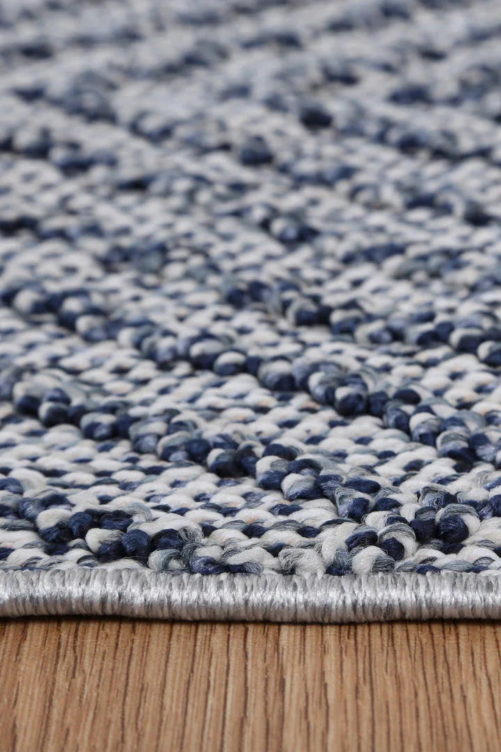 Vanuatu Naka Charcoal Geometric Flatweave Rug - 10 - DLB Furniture