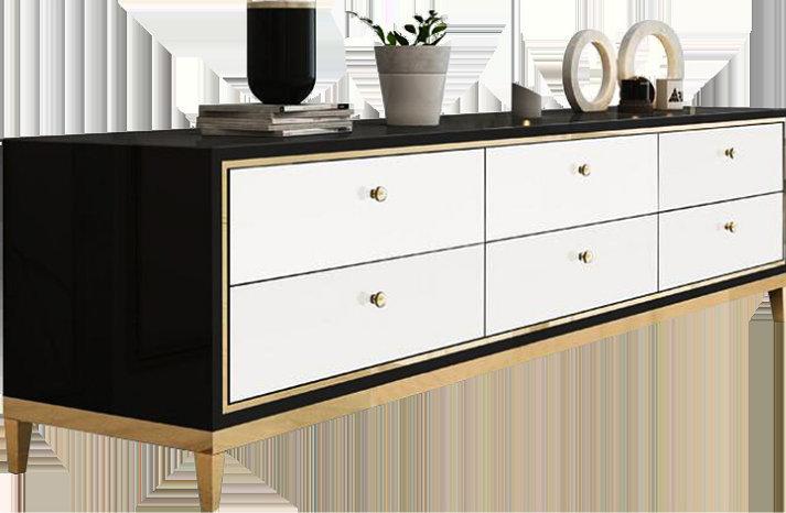 Nordic Tempered Glass TV Unit