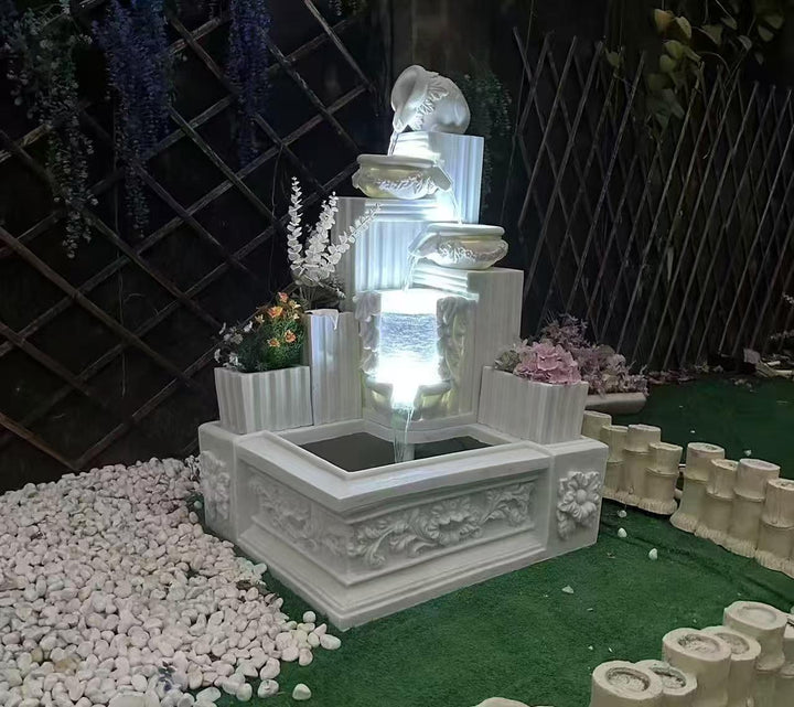 Aurelia Cascading LED Garden Fountain