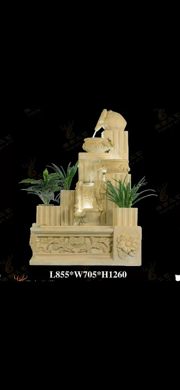 Aurelia Cascading LED Garden Fountain