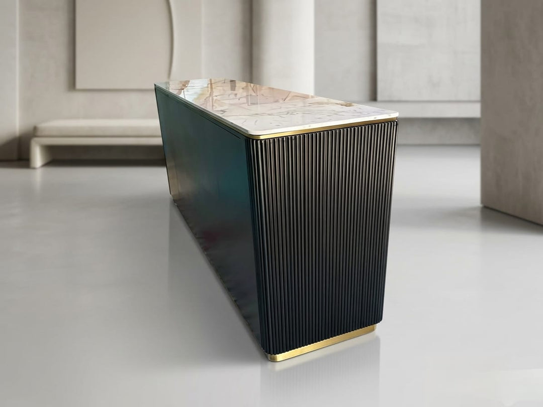 Arcadia Luxury Buffet Table Black (Custom Design Only)
