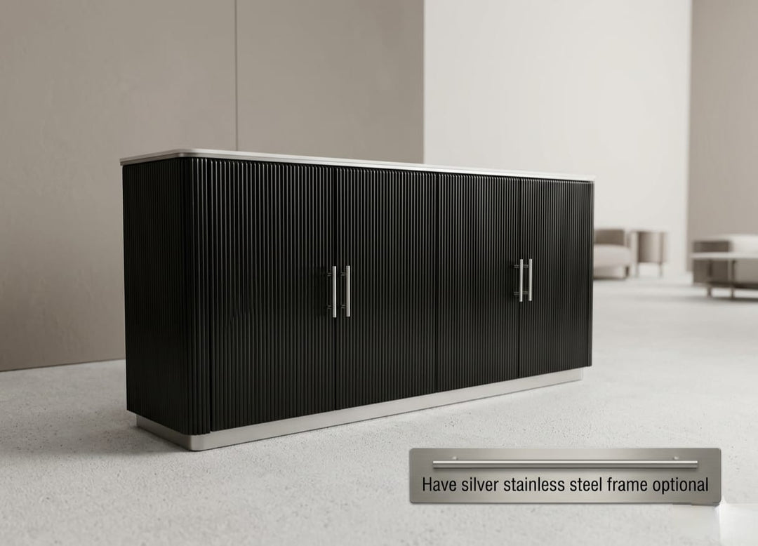 Arcadia Luxury Buffet Table Black (Custom Design Only)