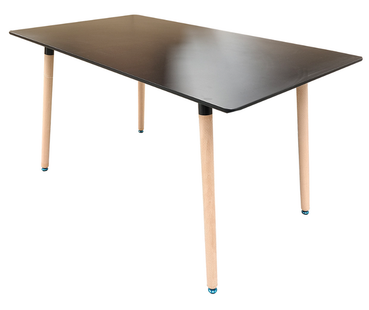 Camden 160cm Rectangle Dining Table – Black
