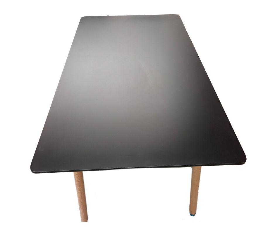 Camden 160cm Rectangle Dining Table – Black