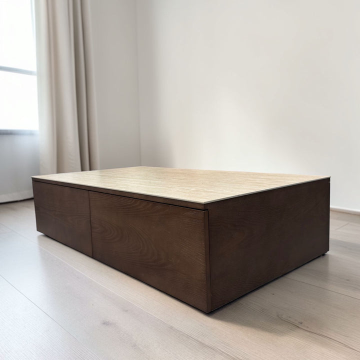 Solid Ash Wood Coffee Table