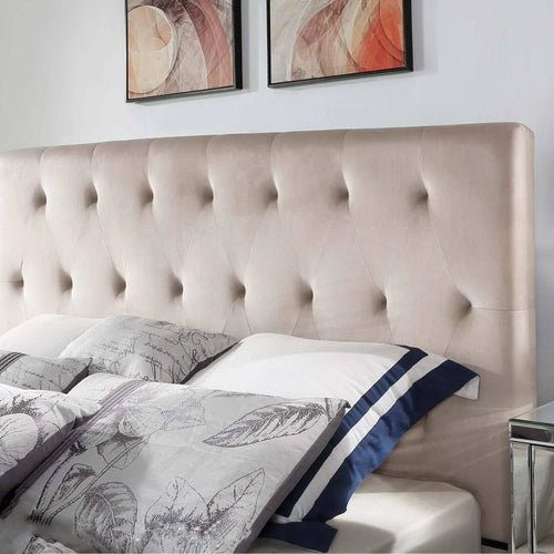 Merida Velvet Bed Head - DLB Furniture