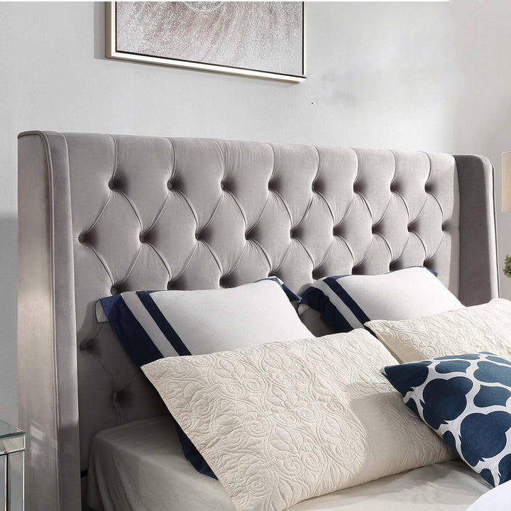 Colima Velvet Bed Head - DLB Furniture