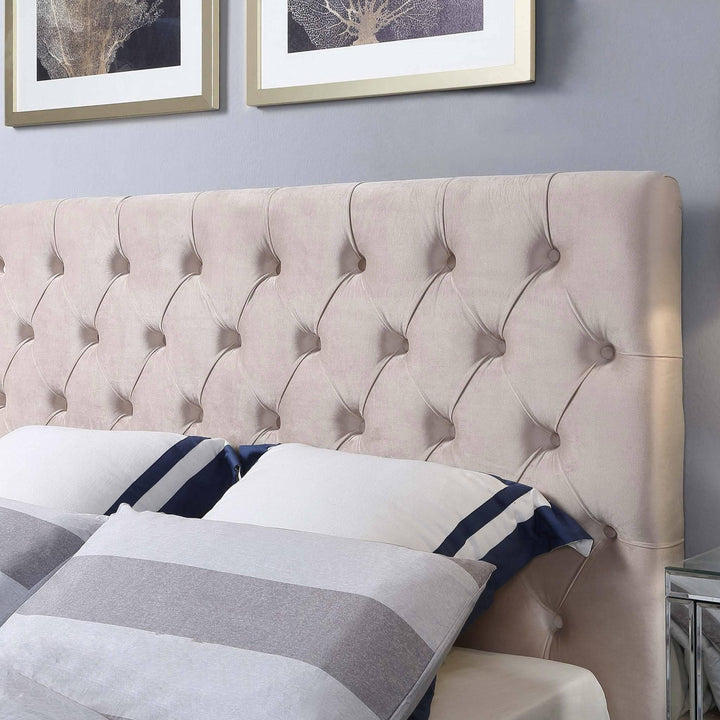 Colima Velvet King Bed Frame - DLB Furniture
