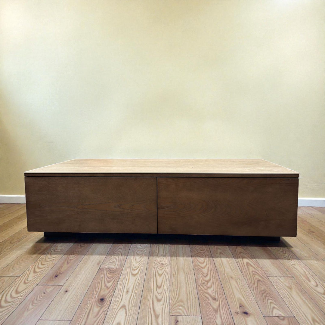 Solid Ash Wood Coffee Table