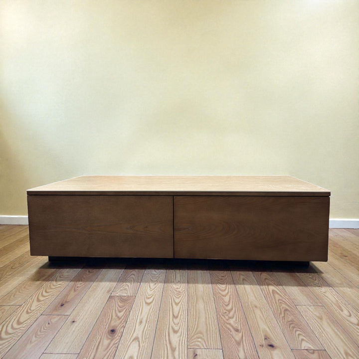 Solid Ash Wood Coffee Table