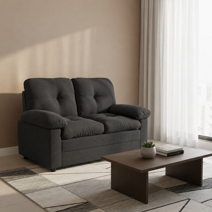 Bronte 2 seat Sofa – Dark Grey