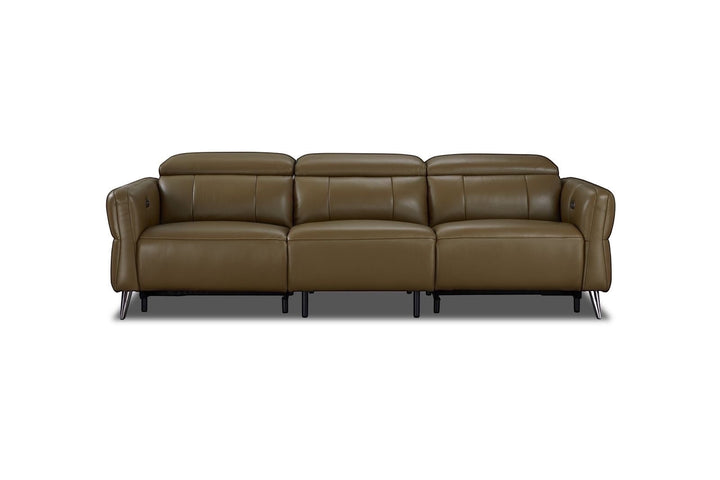 Valenza Leather Power Recliner Sofa