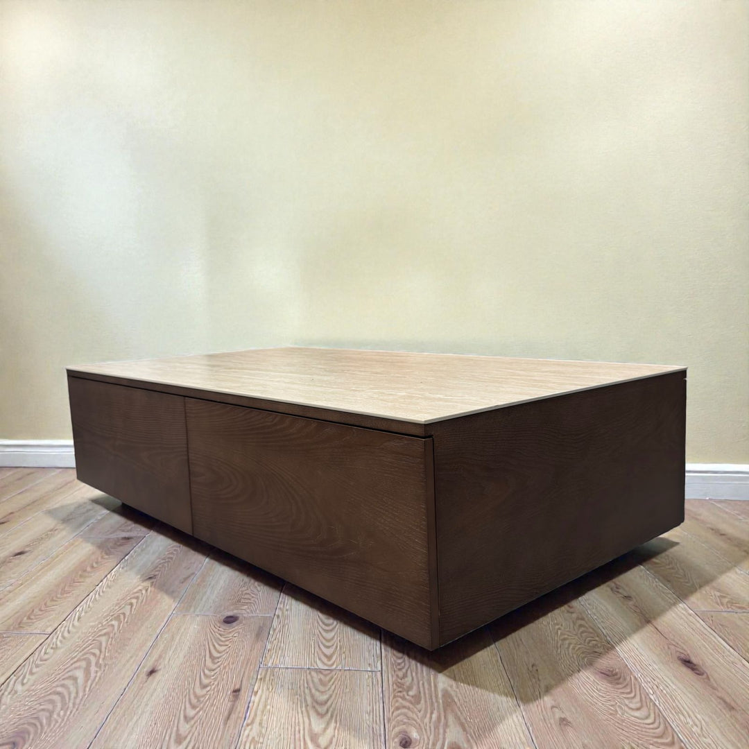 Solid Ash Wood Coffee Table