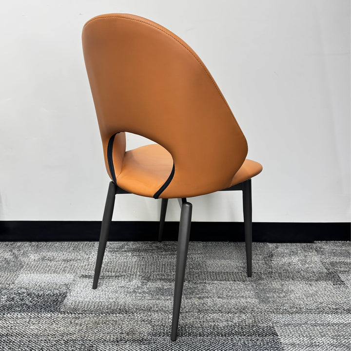 Arch Dining Chair Microfibre Leather (Customization Accepted)