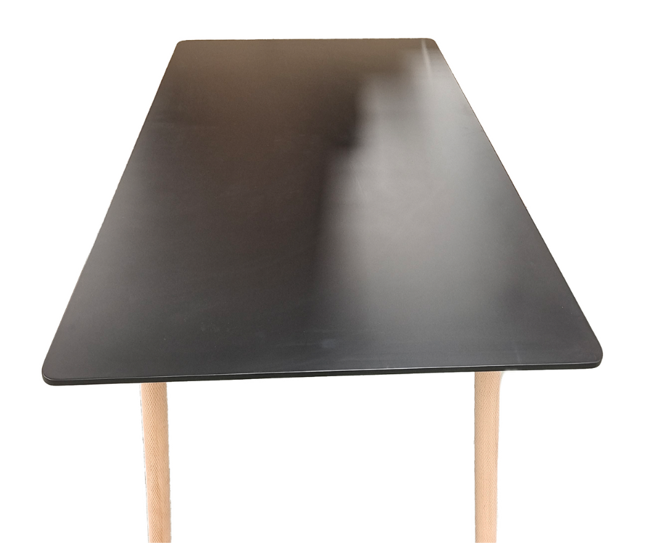 Camden 160cm Rectangle Dining Table – Black