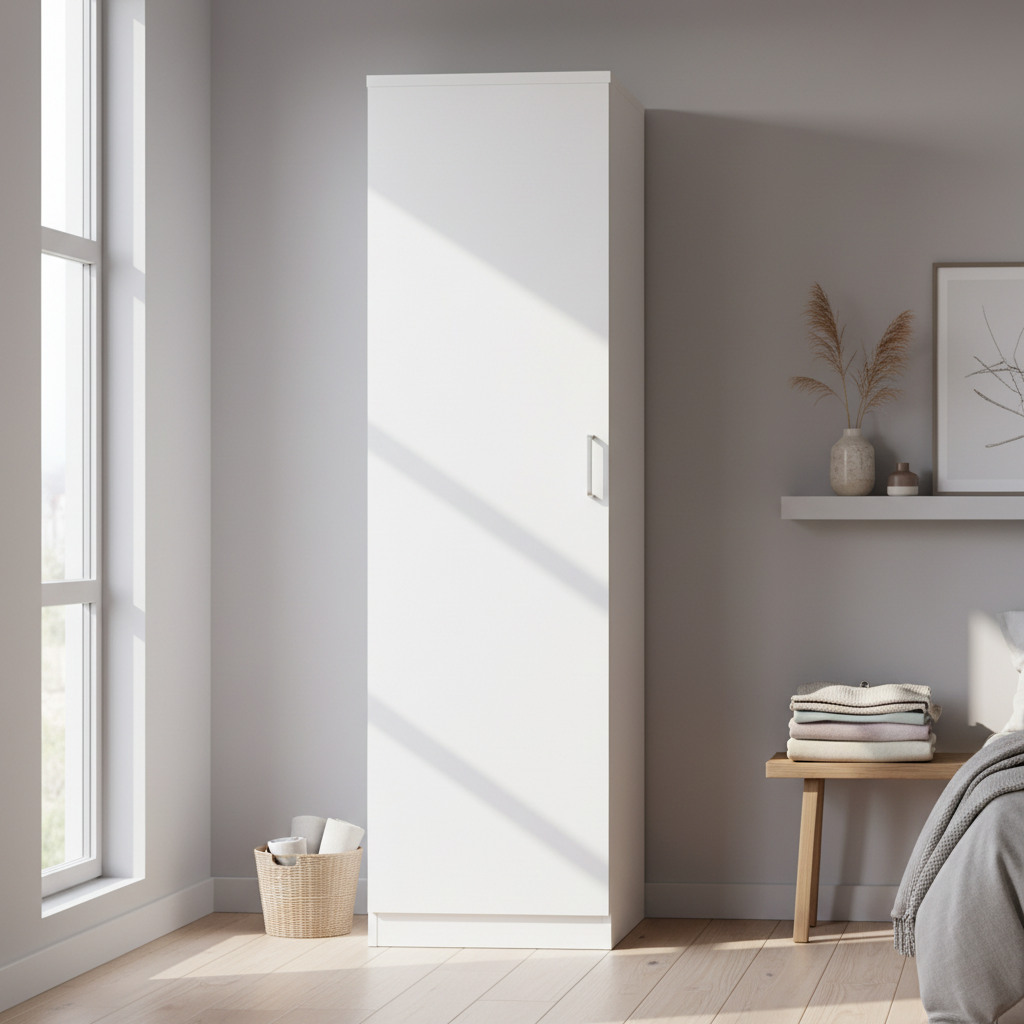Beli Single Door Pantry - White