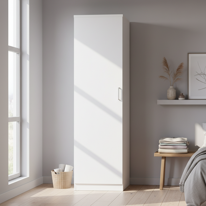 Beli Single Door Pantry - White