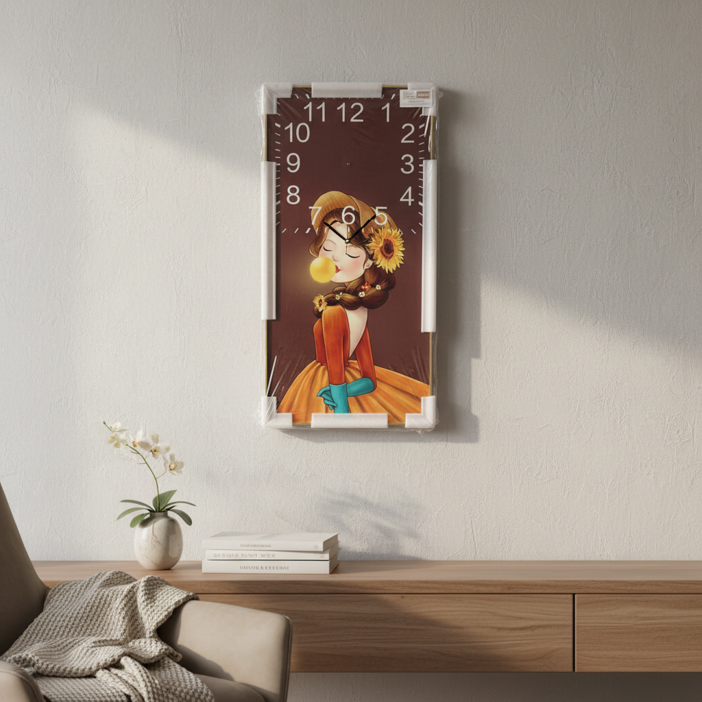 Bella Bloom Wall Clock