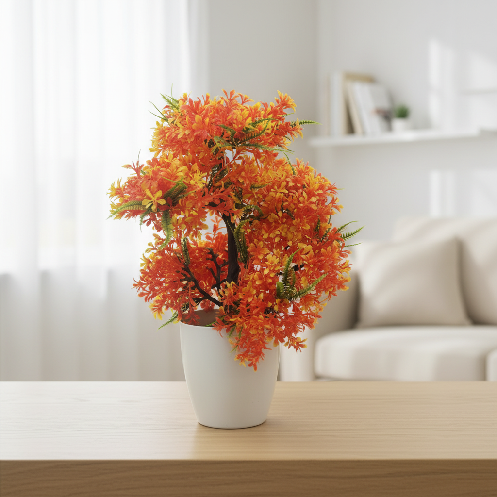 Orange Blossom Artificial Plant