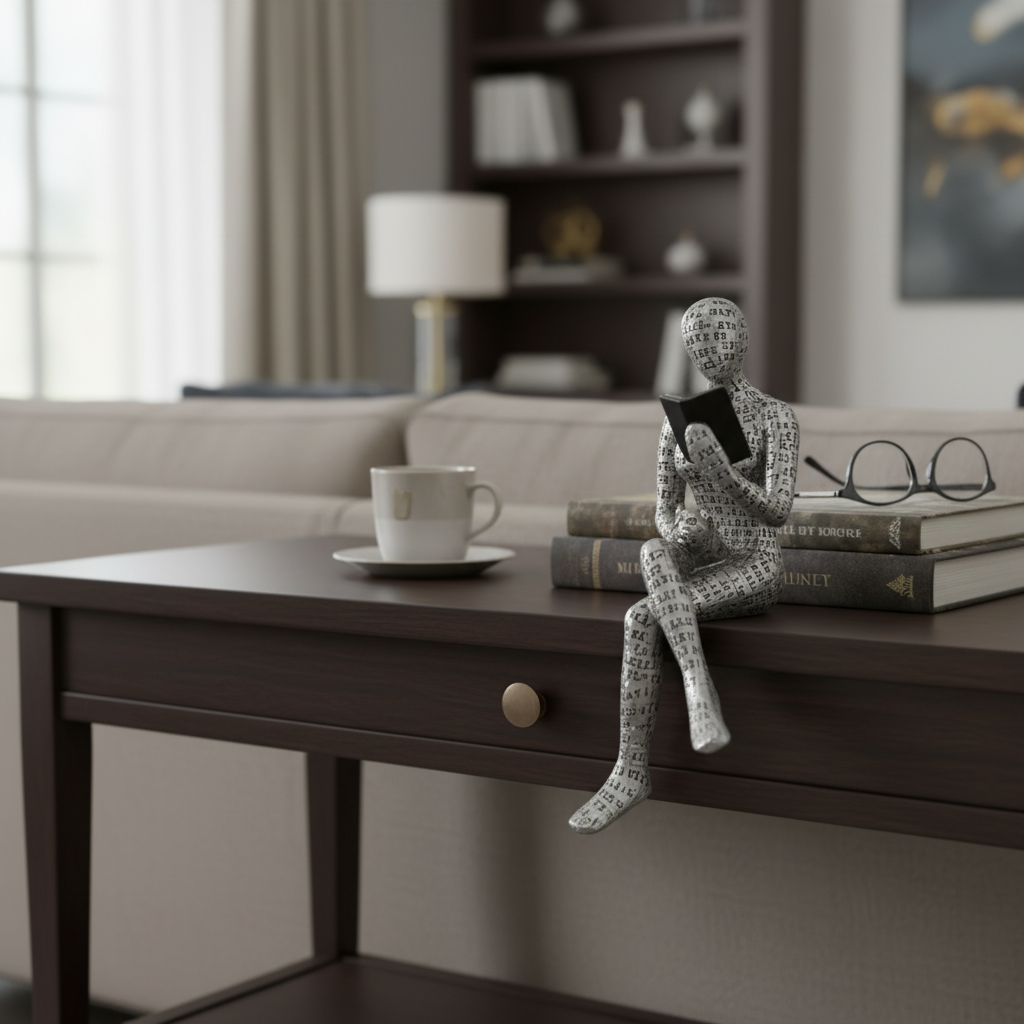 Literati Reading Figurine Set