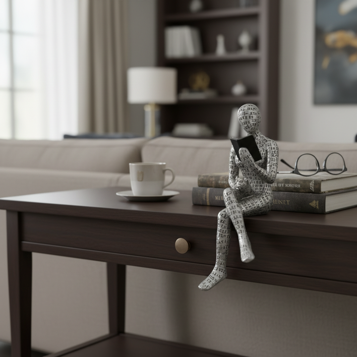 Literati Reading Figurine Set