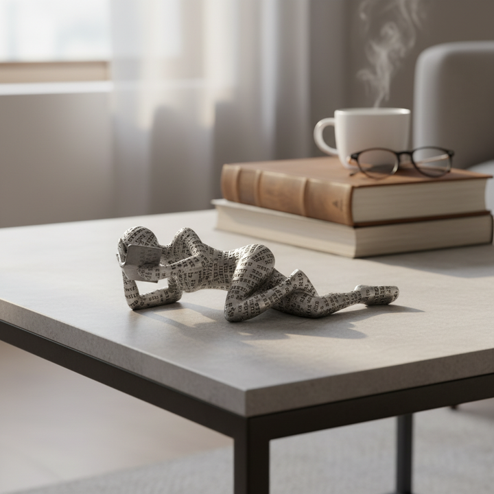 Literati Reading Figurine Set