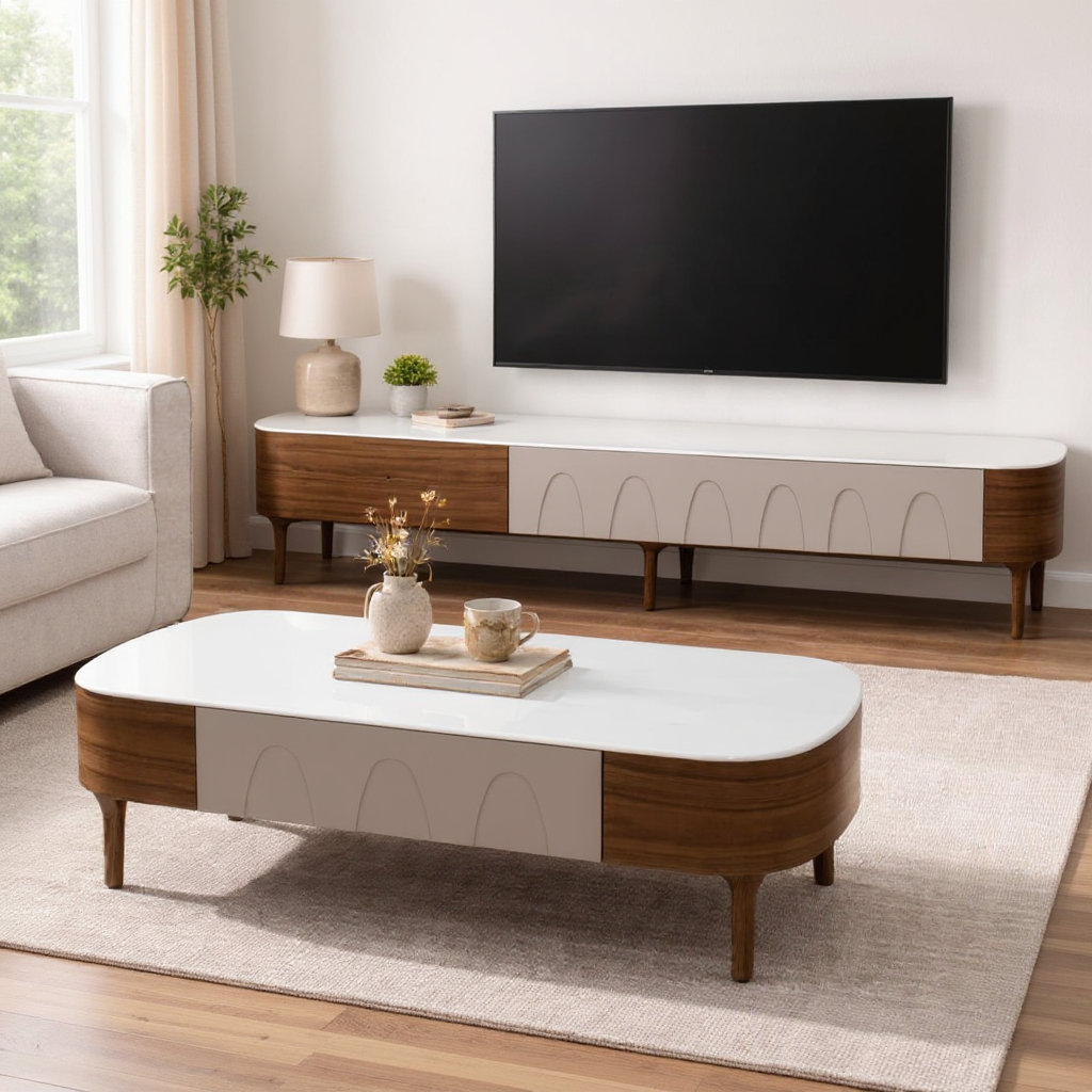 Arlena TV Unit and Coffee Table Set