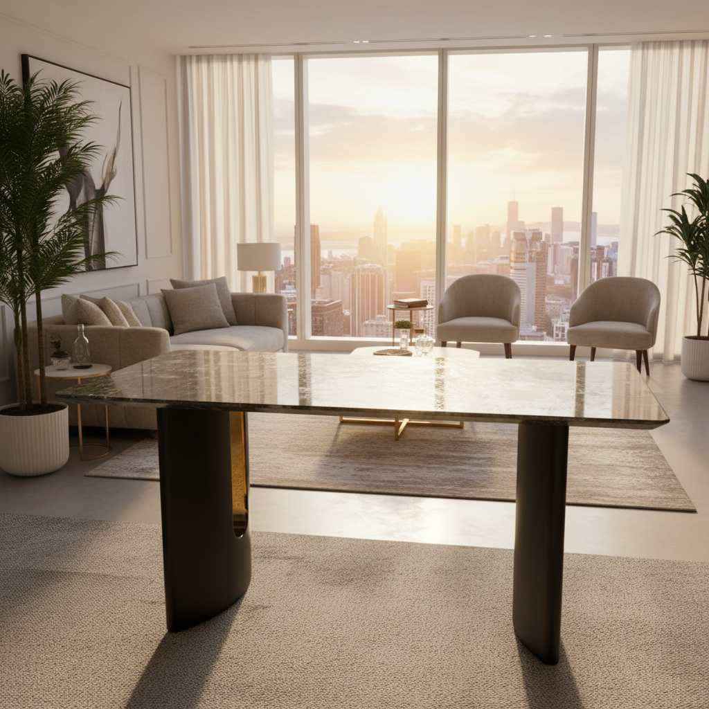 Bellagio Stone Top Dining Table