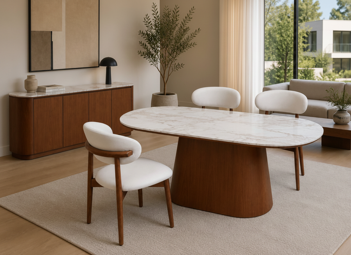 Livia Dining Table & Buffet