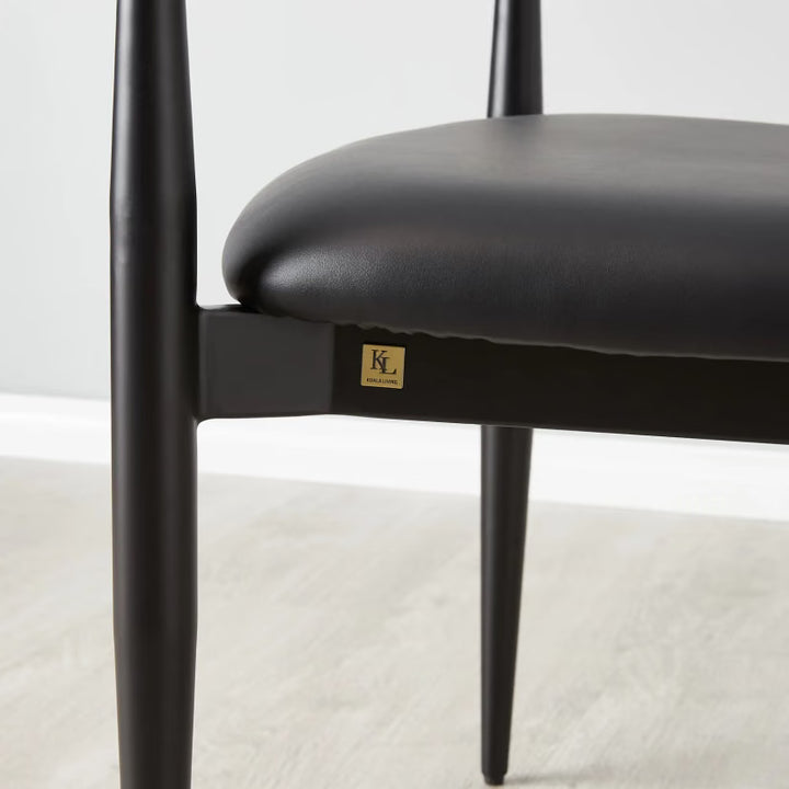 Sienna Dining Chair – Black