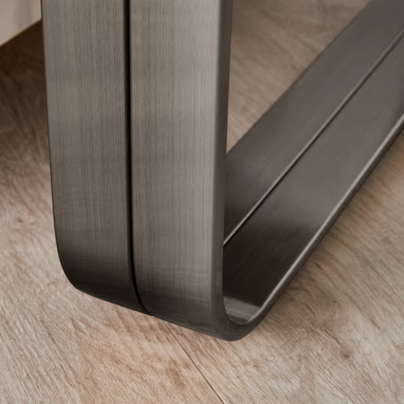 Catalyst Modern Sintered Stone Coffee Table –Black nickle