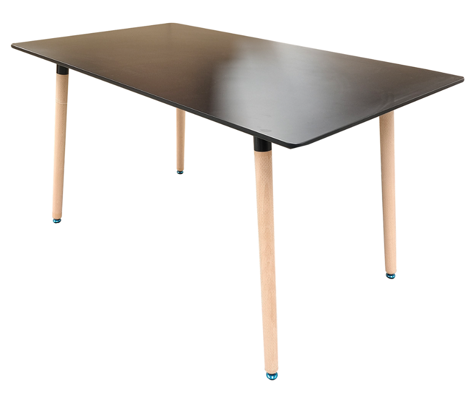Camden 160cm Rectangle Dining Table – Black