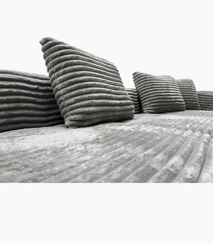 Marsden L Shape Sofa - 100% Polyester - DLB Furniture