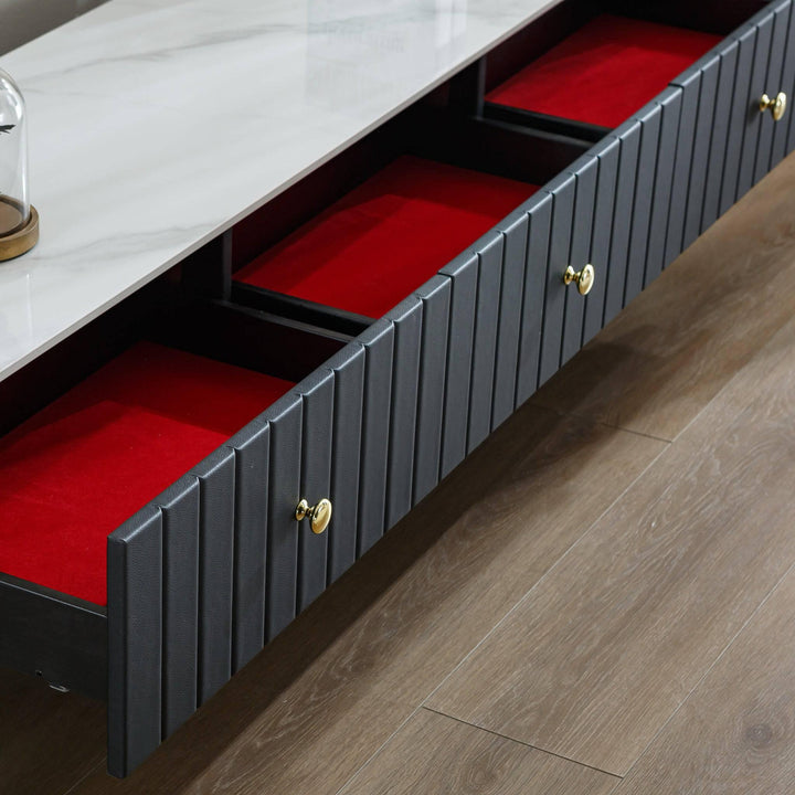 Rhea Black TV unit - DLB Furniture