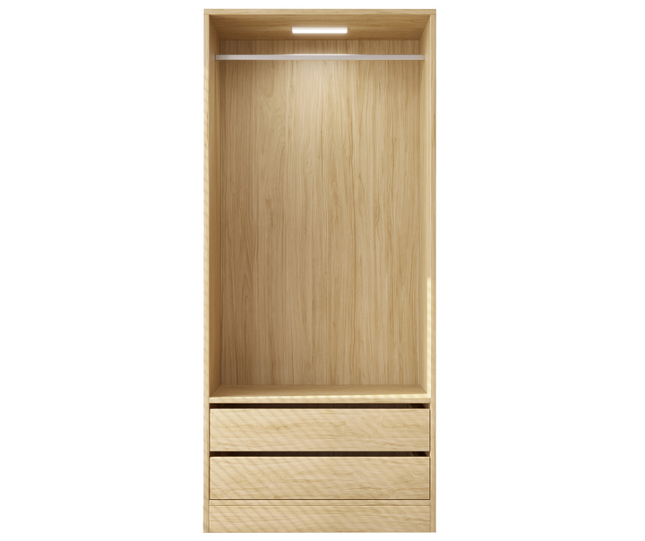 Beli White Hanging Wardrobe inserts With Drawers 800  Oak